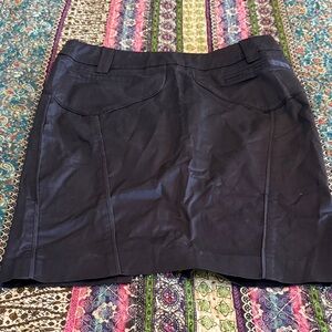 Chic Dark Blue Mini Skirt